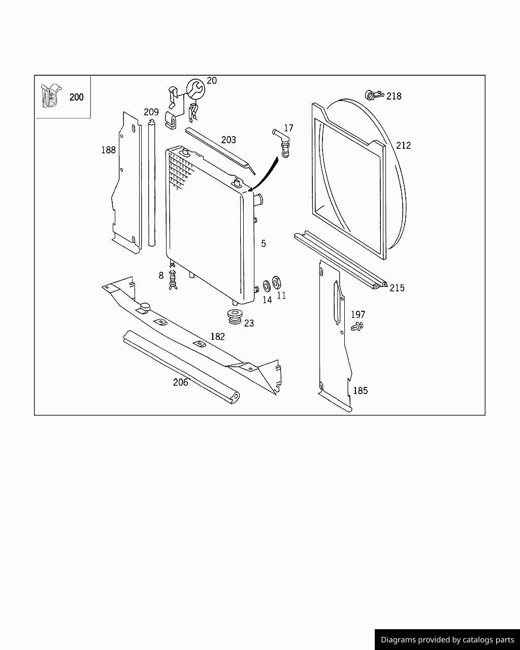 Car part diagram