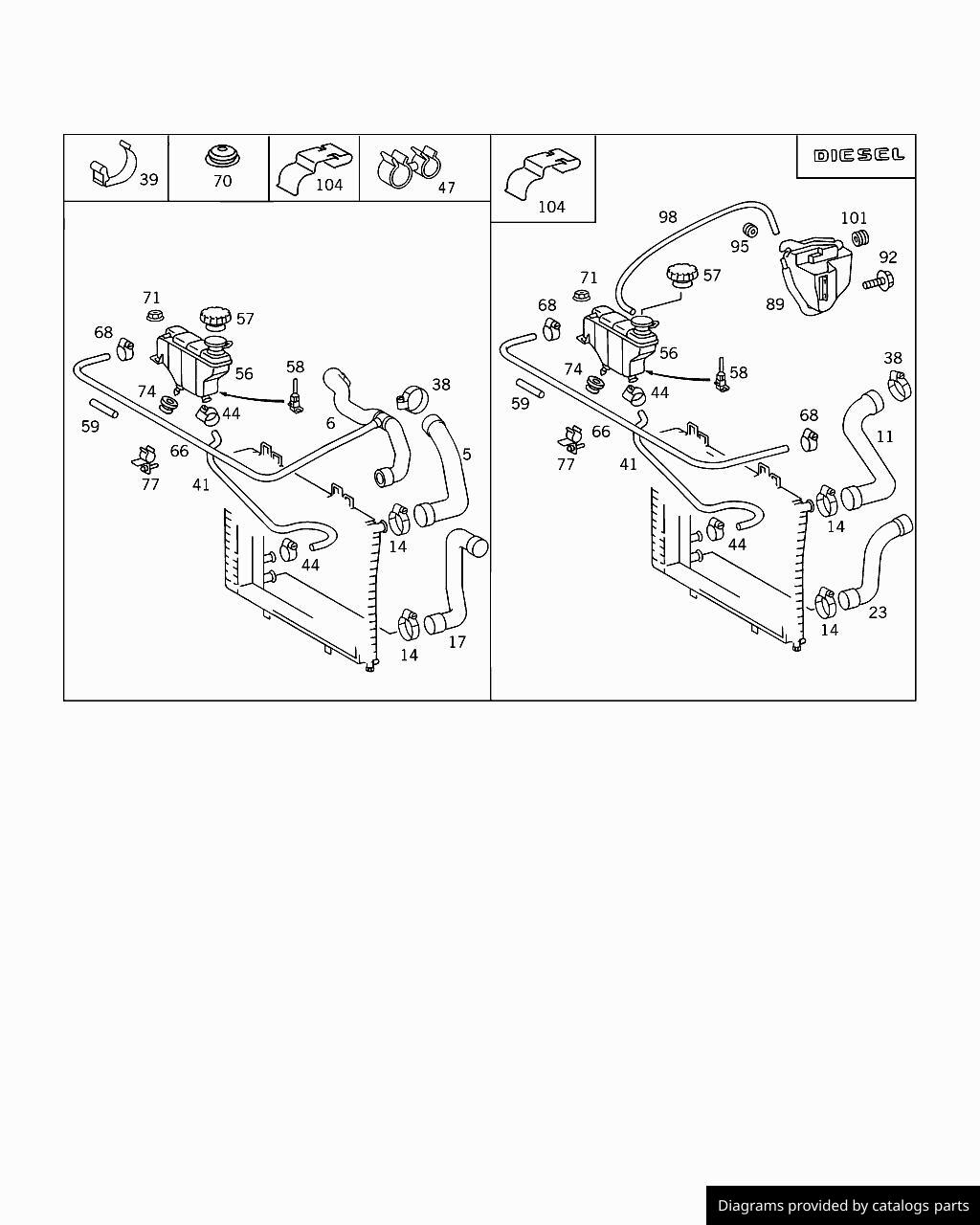 Car part diagram