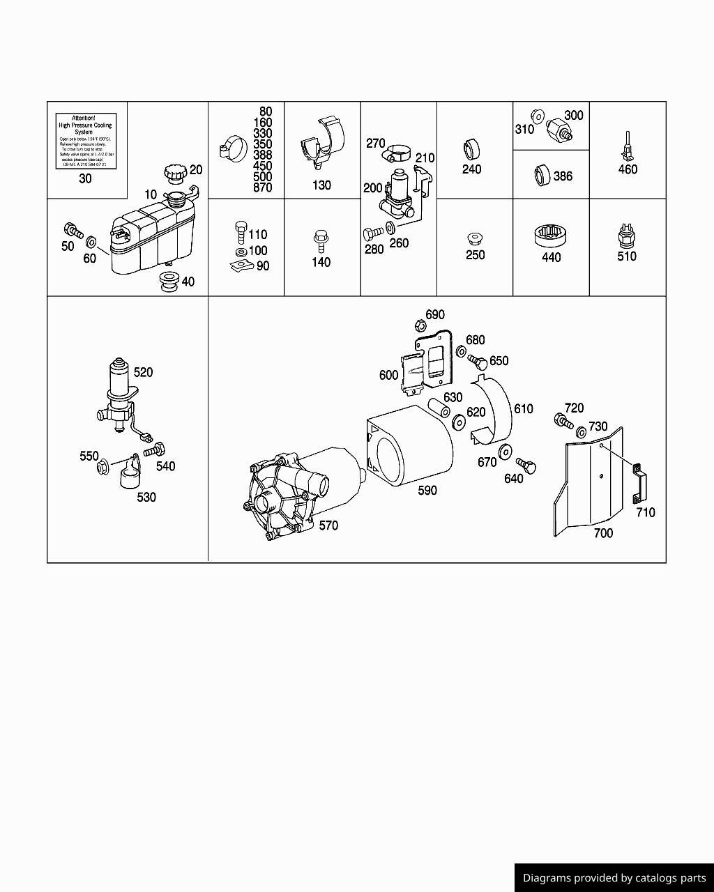 Car part diagram