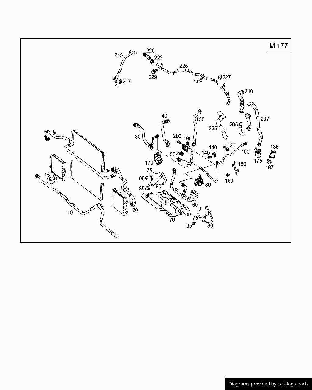 Mercedes Benz Coolant Hose A4635011000 - LLLParts