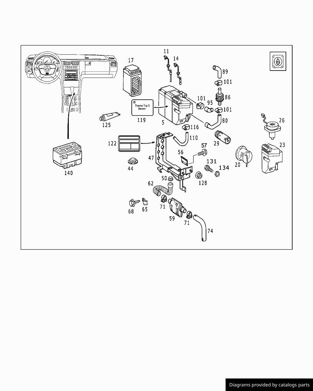 Car part diagram