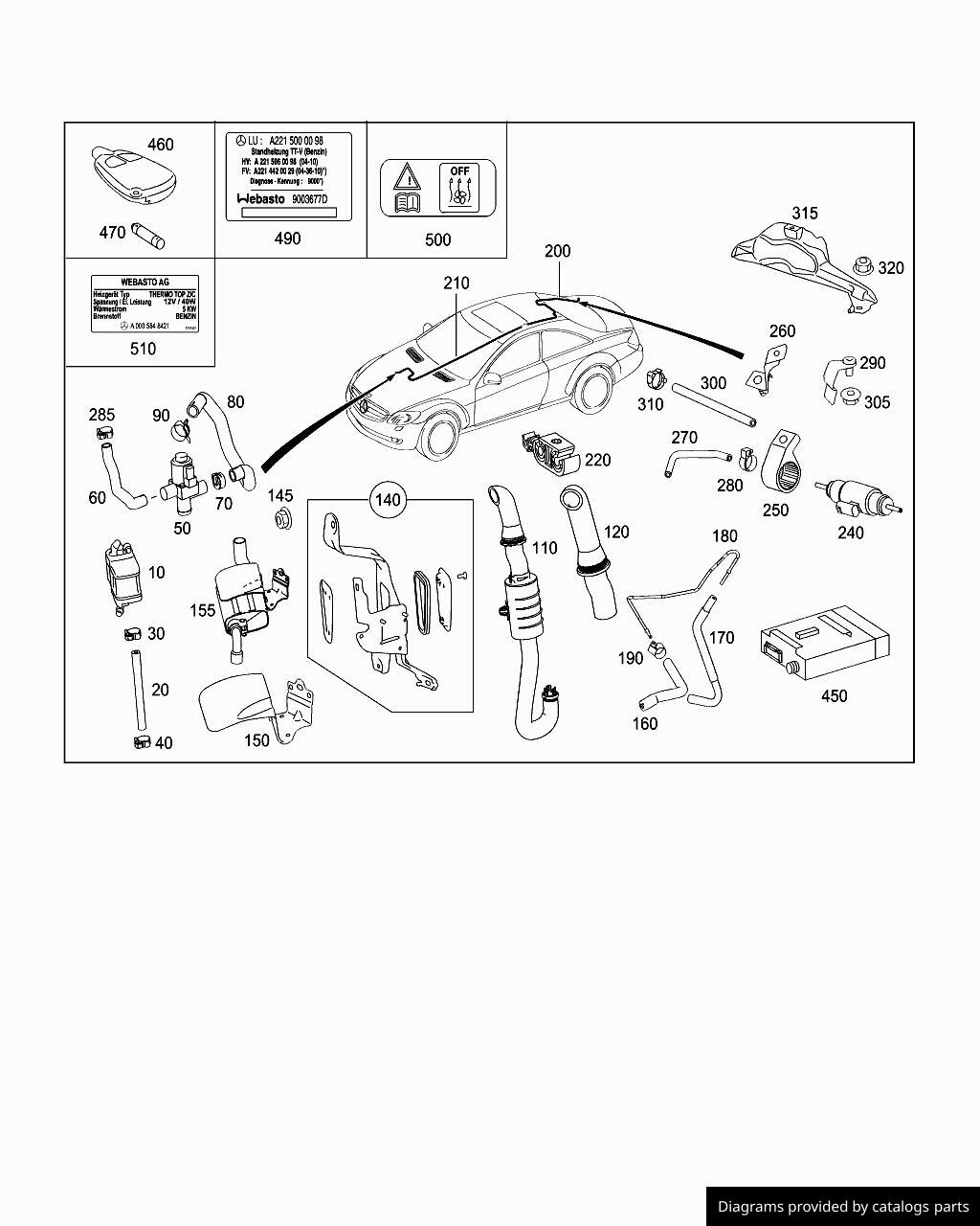 Car part diagram
