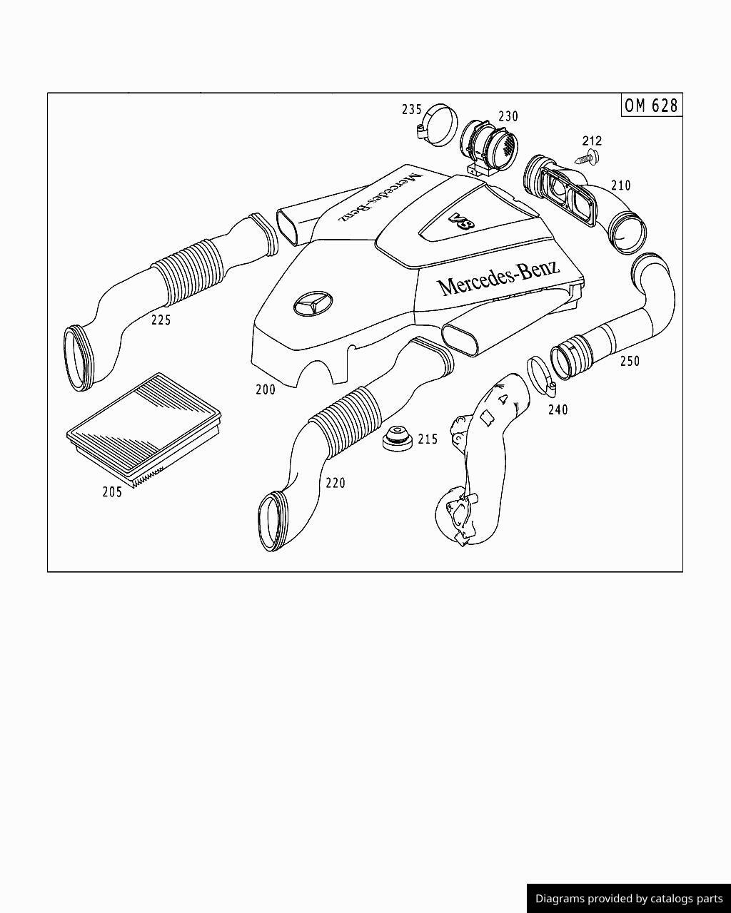 Car part diagram