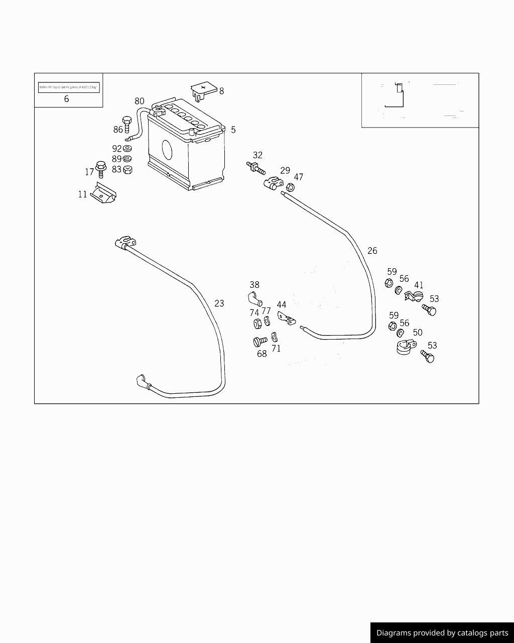 Car part diagram