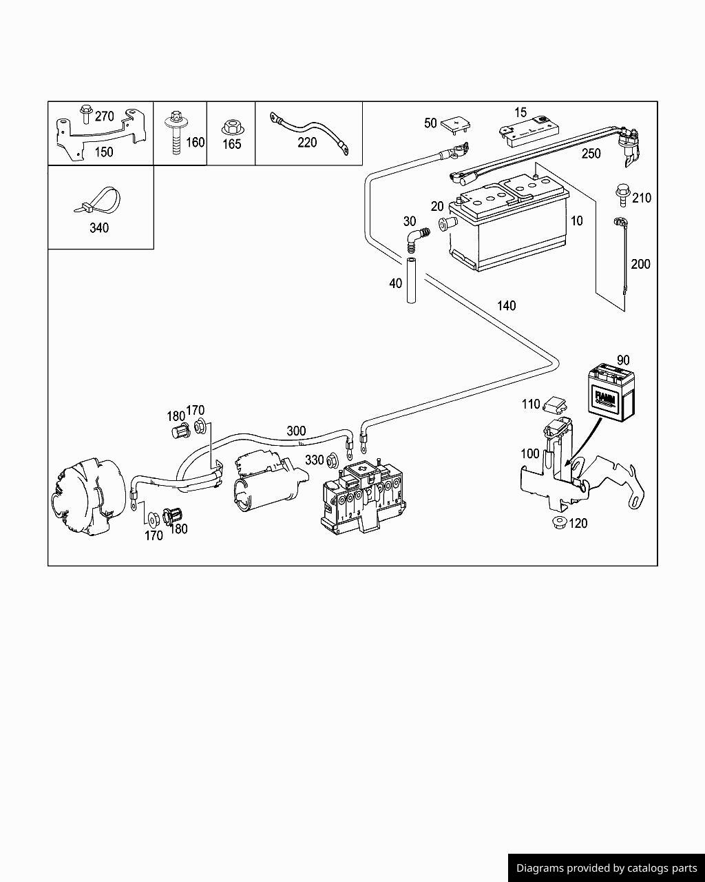 Car part diagram