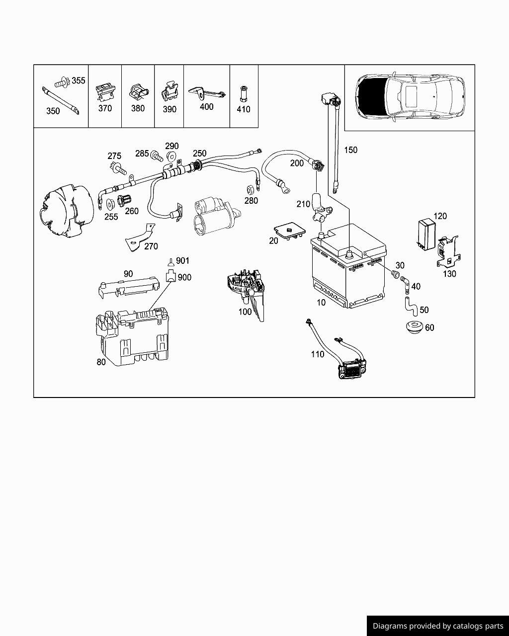 Car part diagram