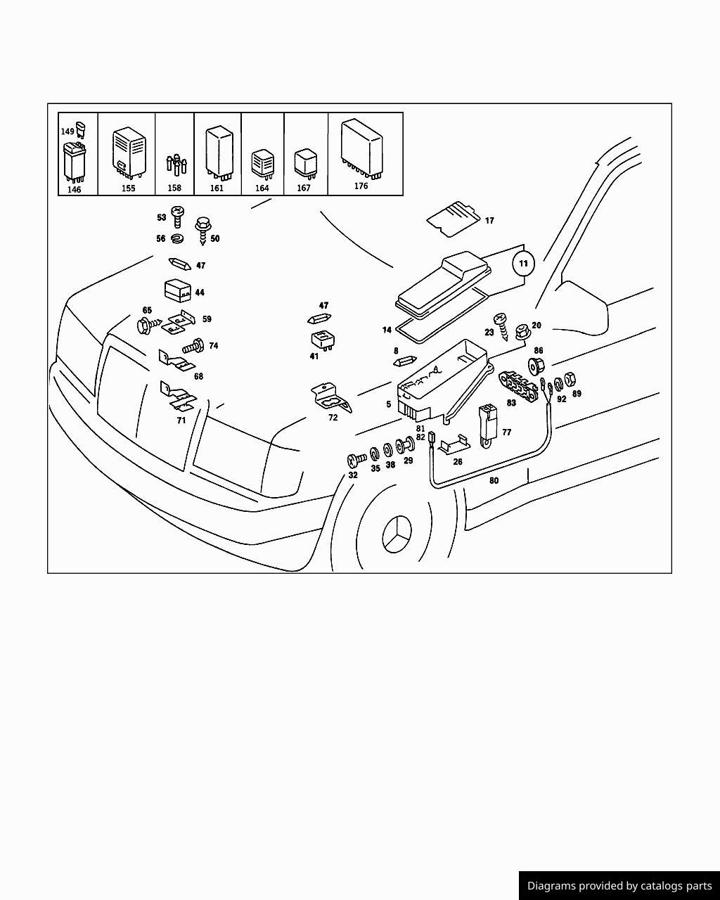 Car part diagram