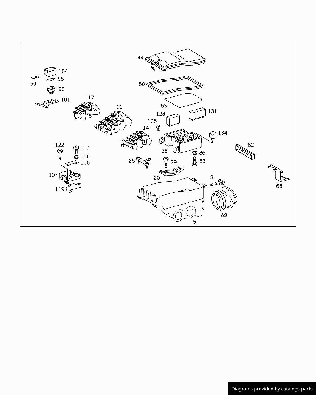 Car part diagram