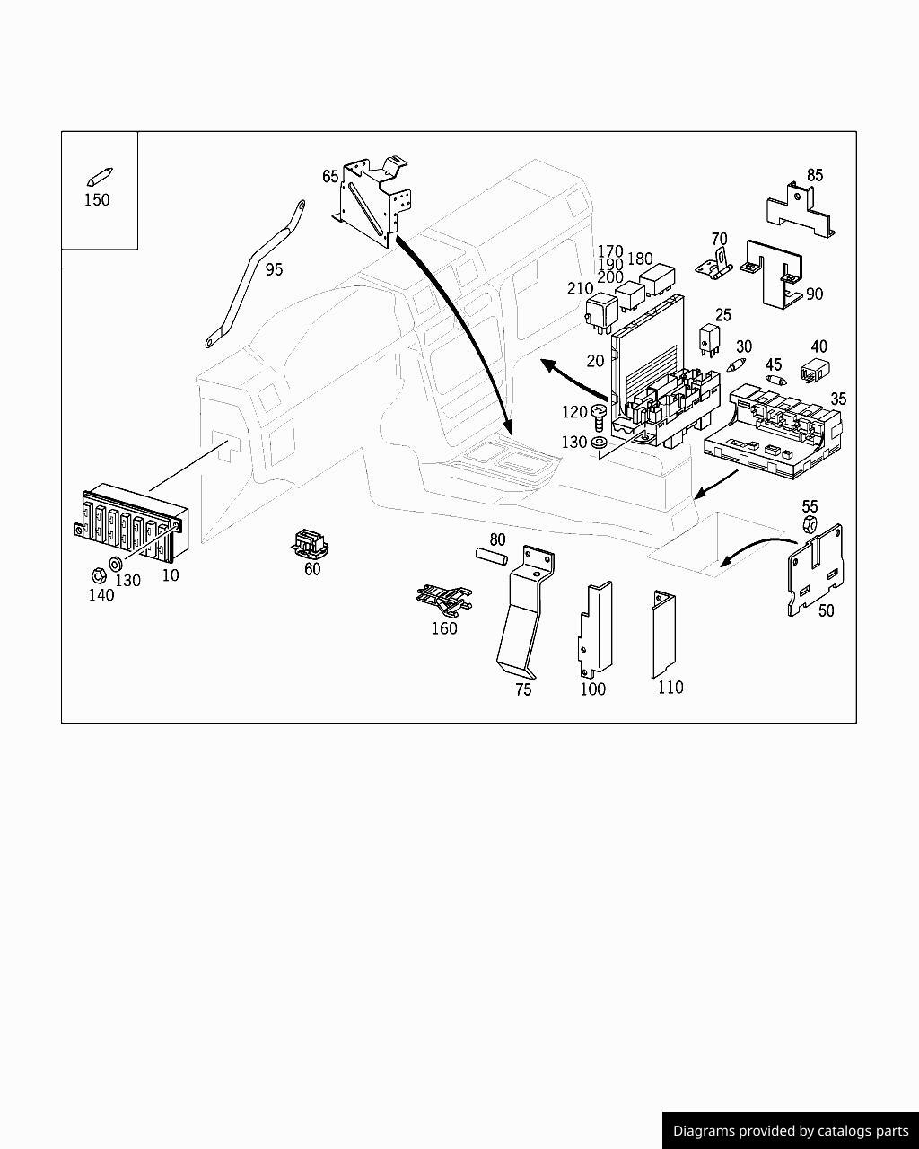 Car part diagram