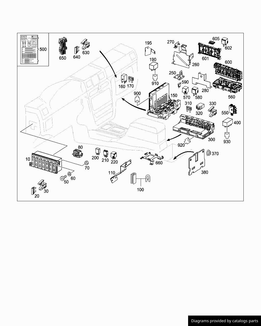Car part diagram