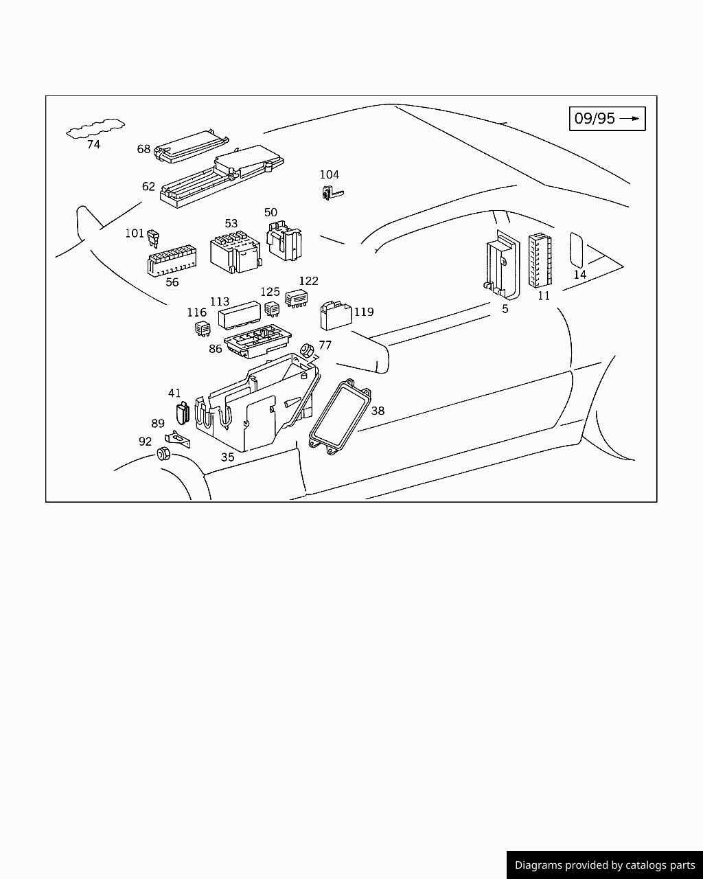 Car part diagram