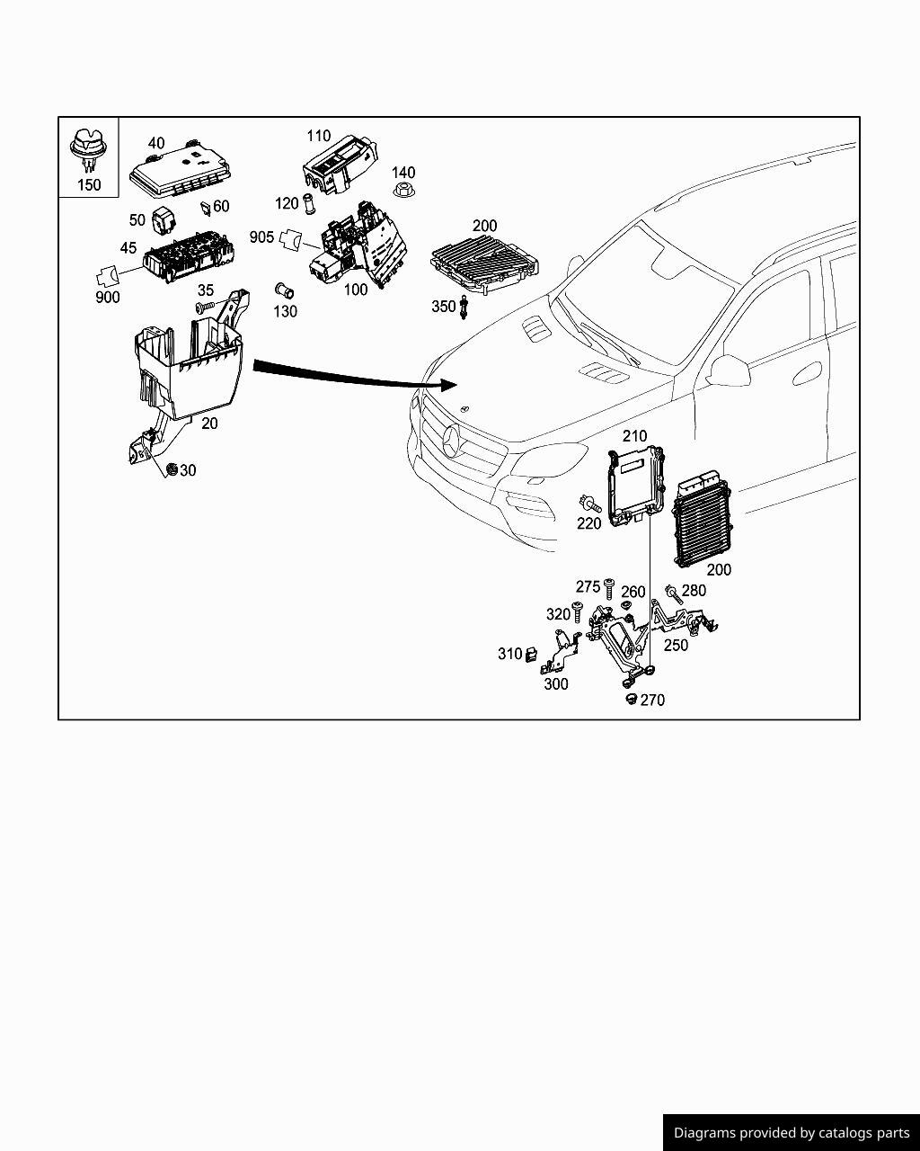 Car part diagram