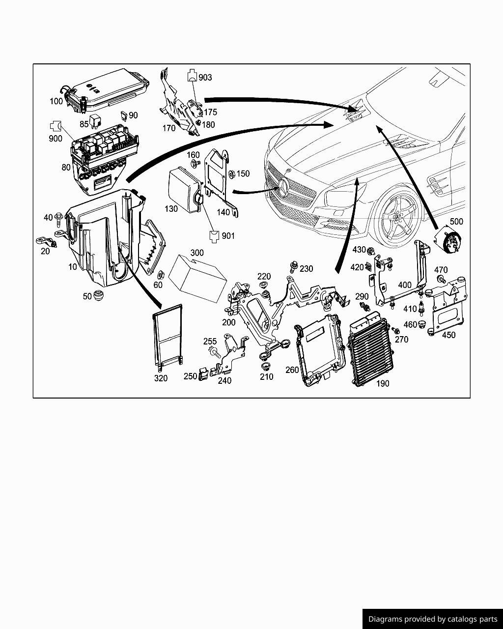 Car part diagram