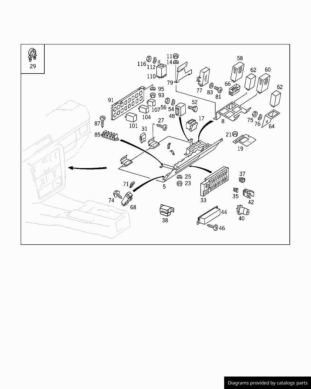 Car part diagram