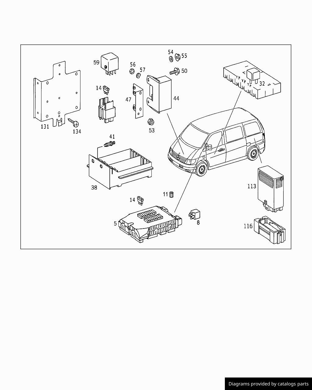Car part diagram
