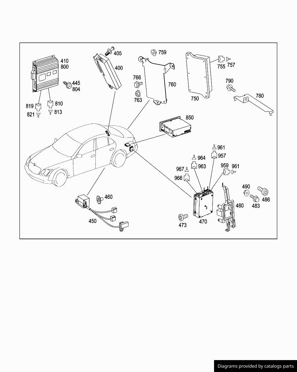 Car part diagram
