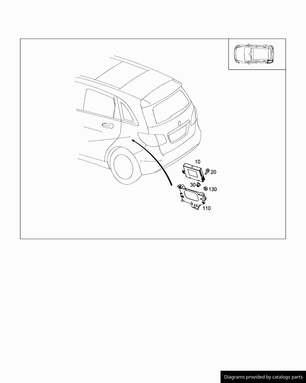 Car part diagram
