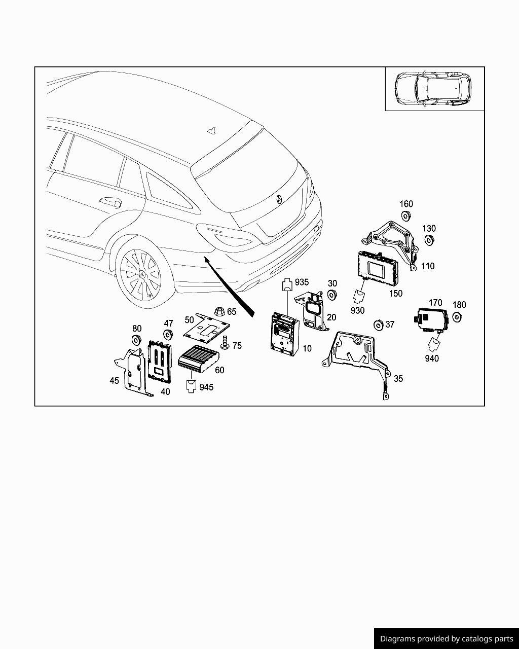 Car part diagram