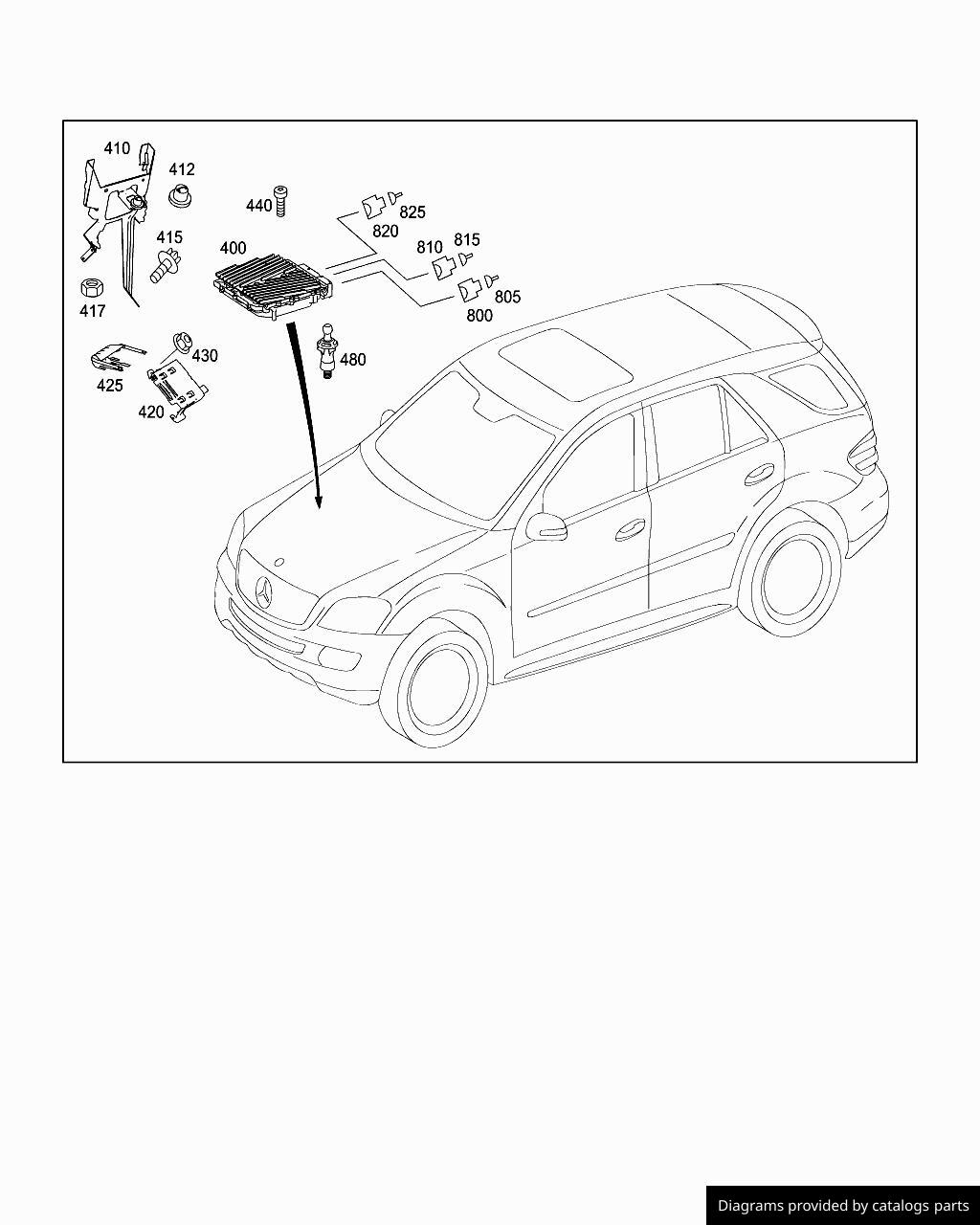 Car part diagram