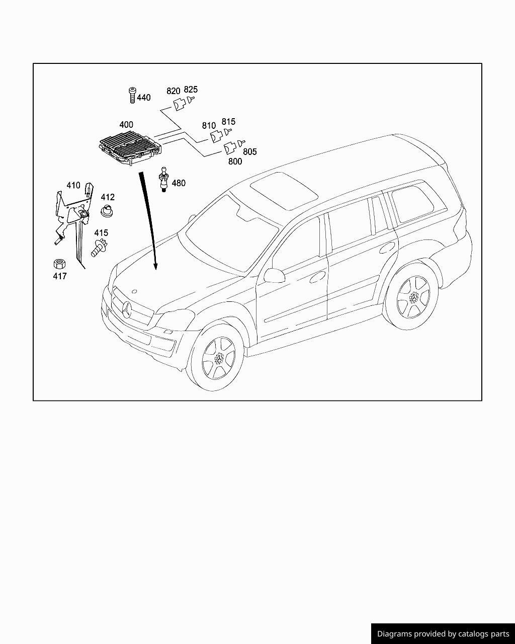 Car part diagram