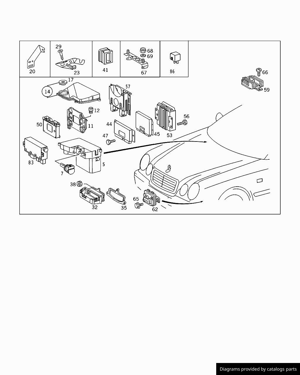 Car part diagram