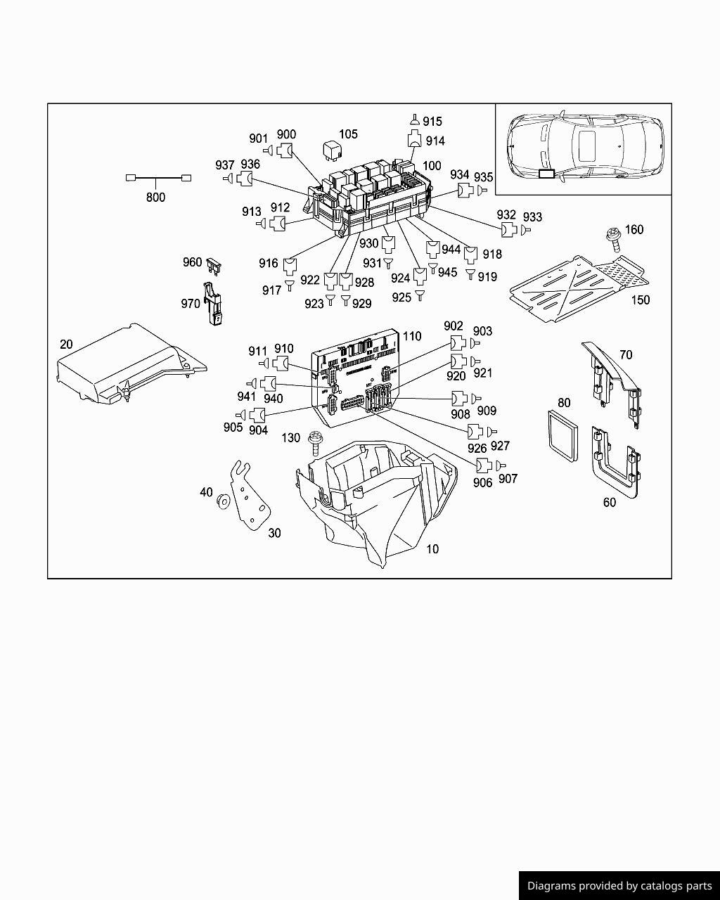 Car part diagram