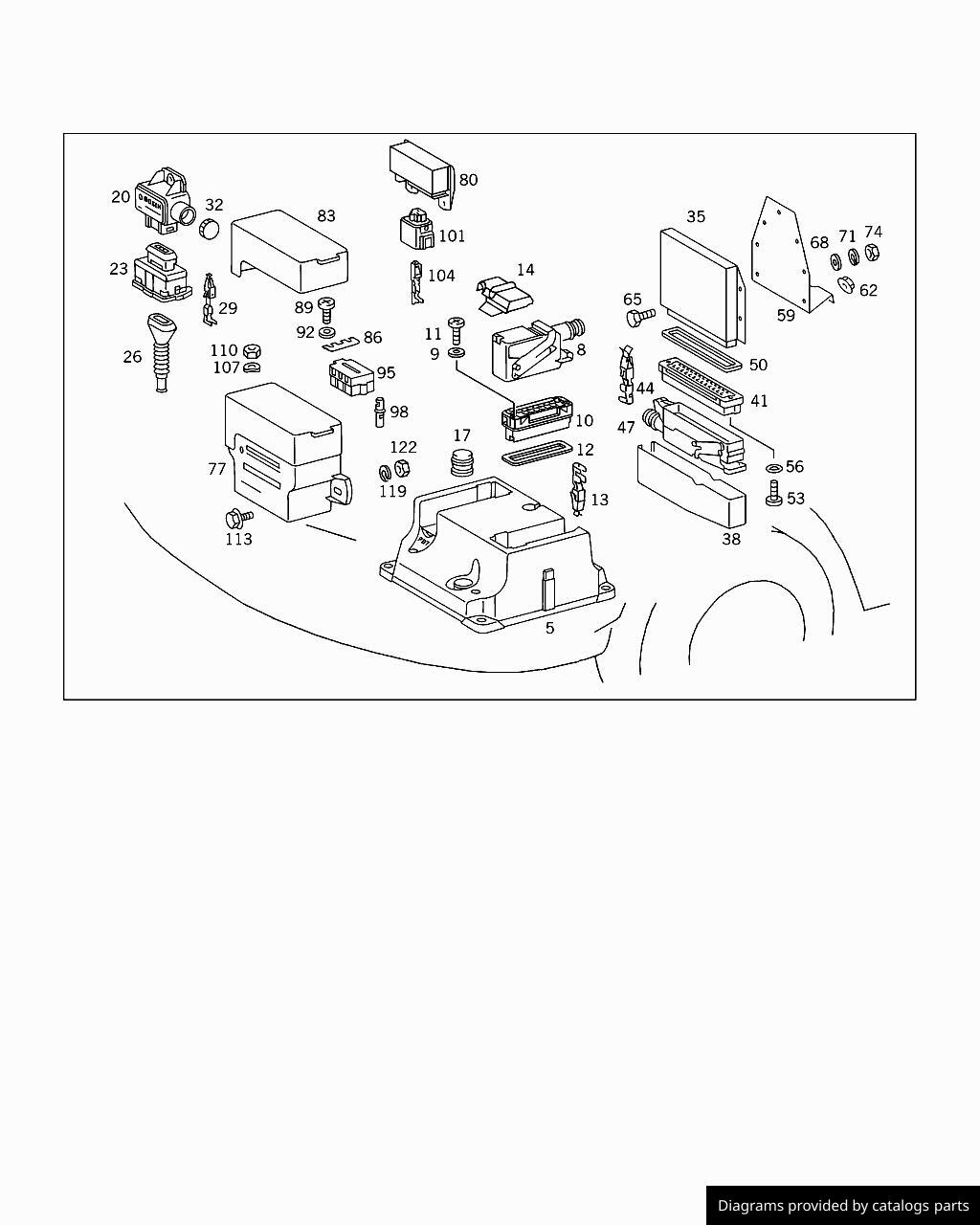 Car part diagram