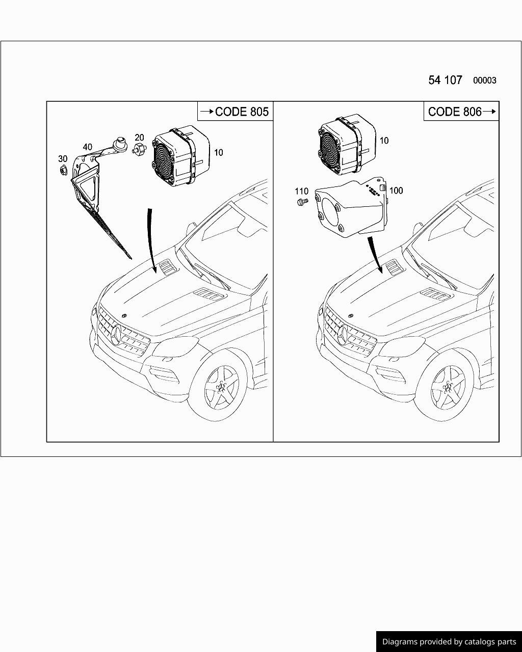 Car part diagram