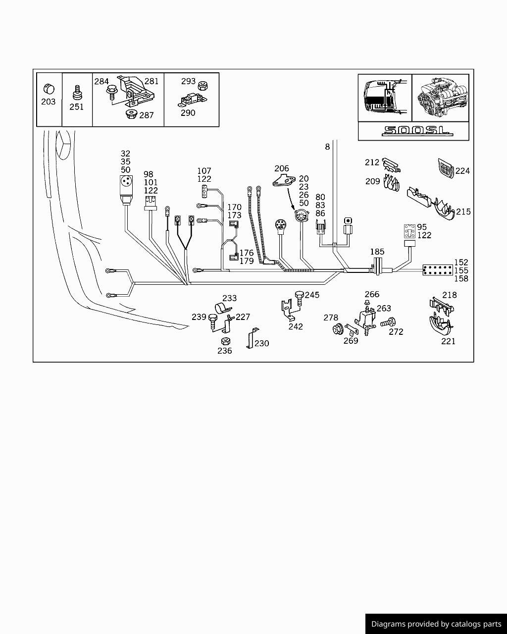 Car part diagram