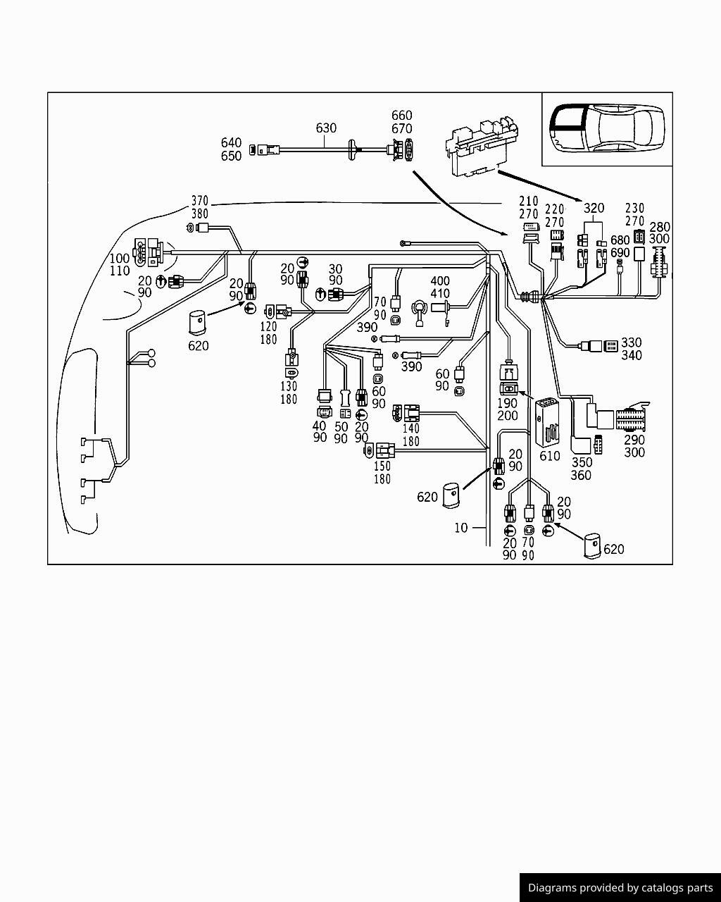 Car part diagram
