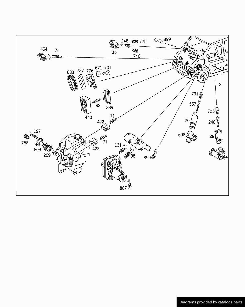 Car part diagram