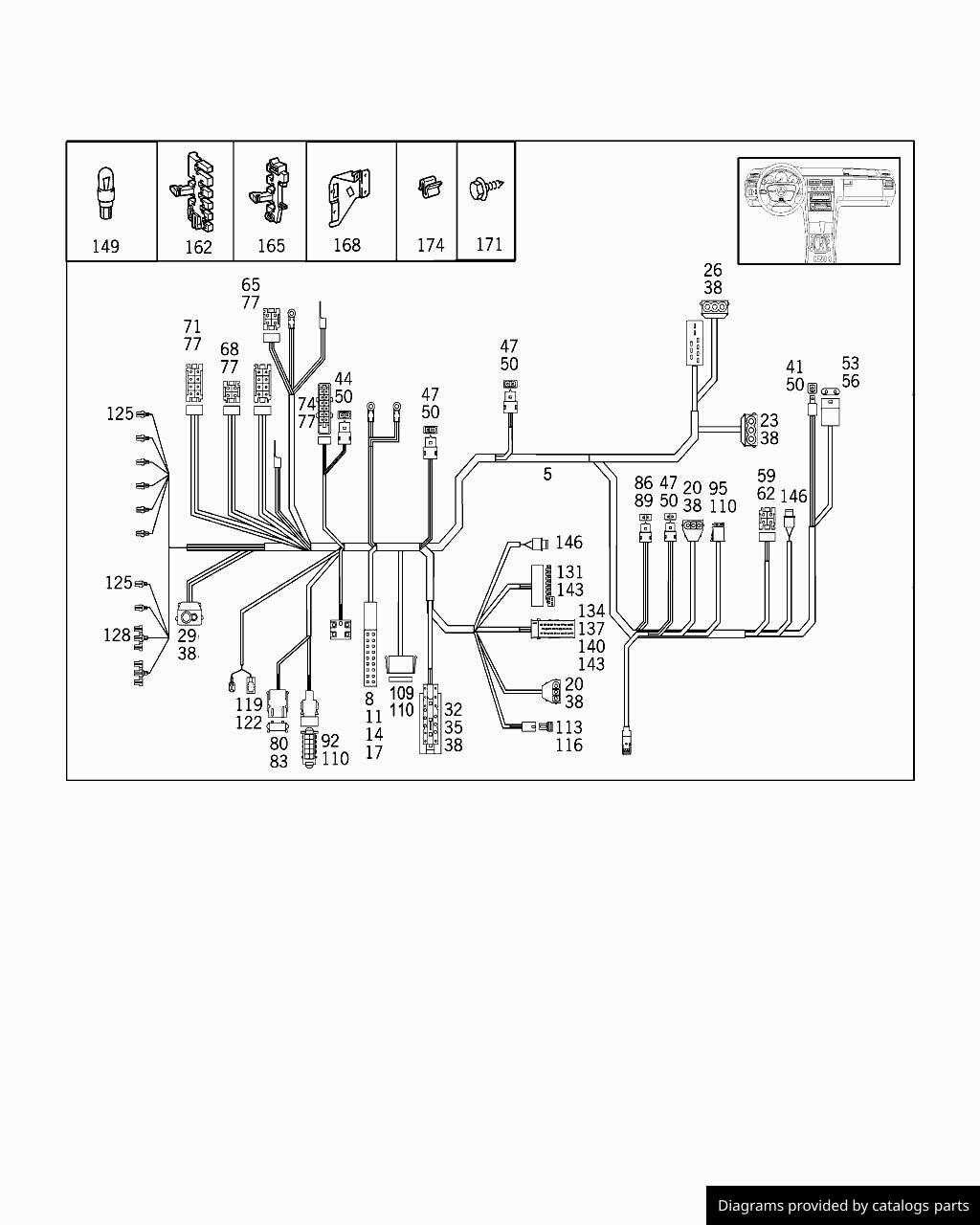Car part diagram