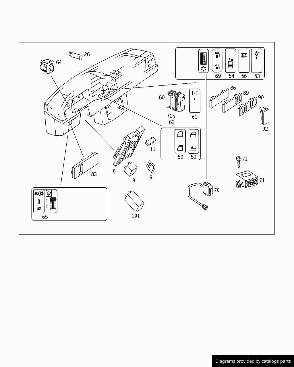 Car part diagram