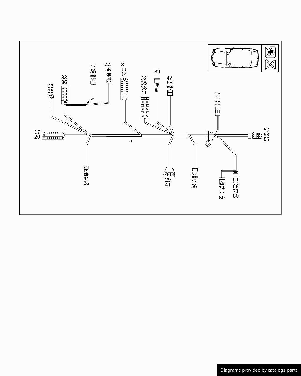 Car part diagram