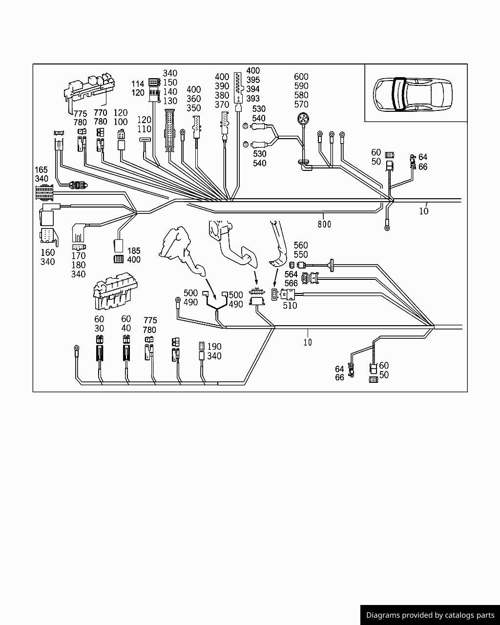 Car part diagram