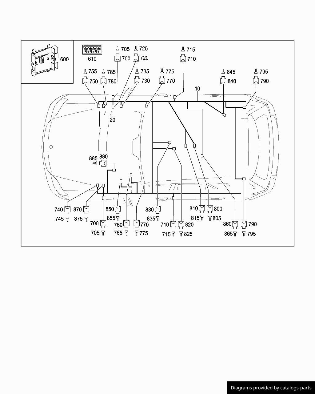 Car part diagram