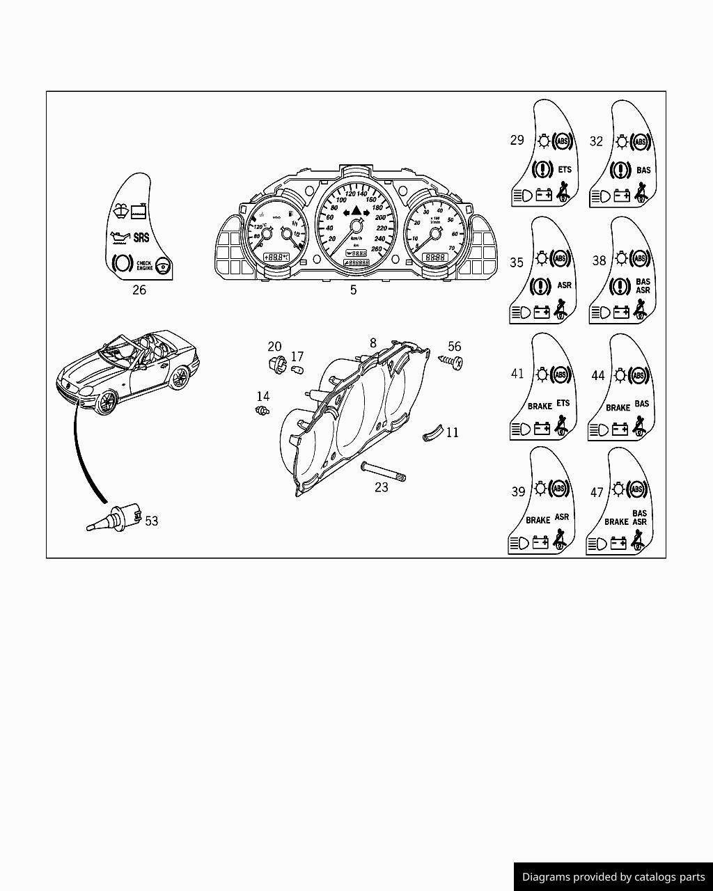Car part diagram