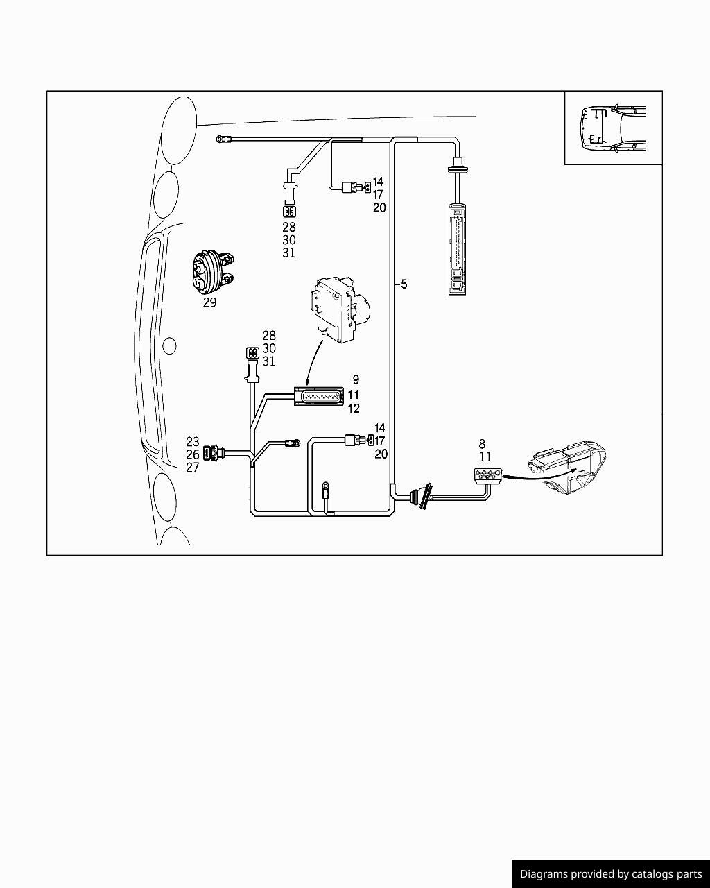 Car part diagram