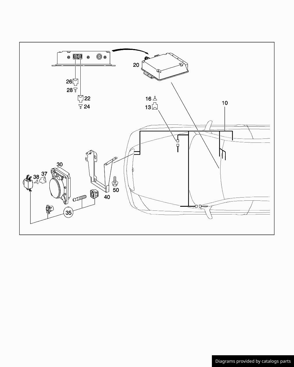 Car part diagram