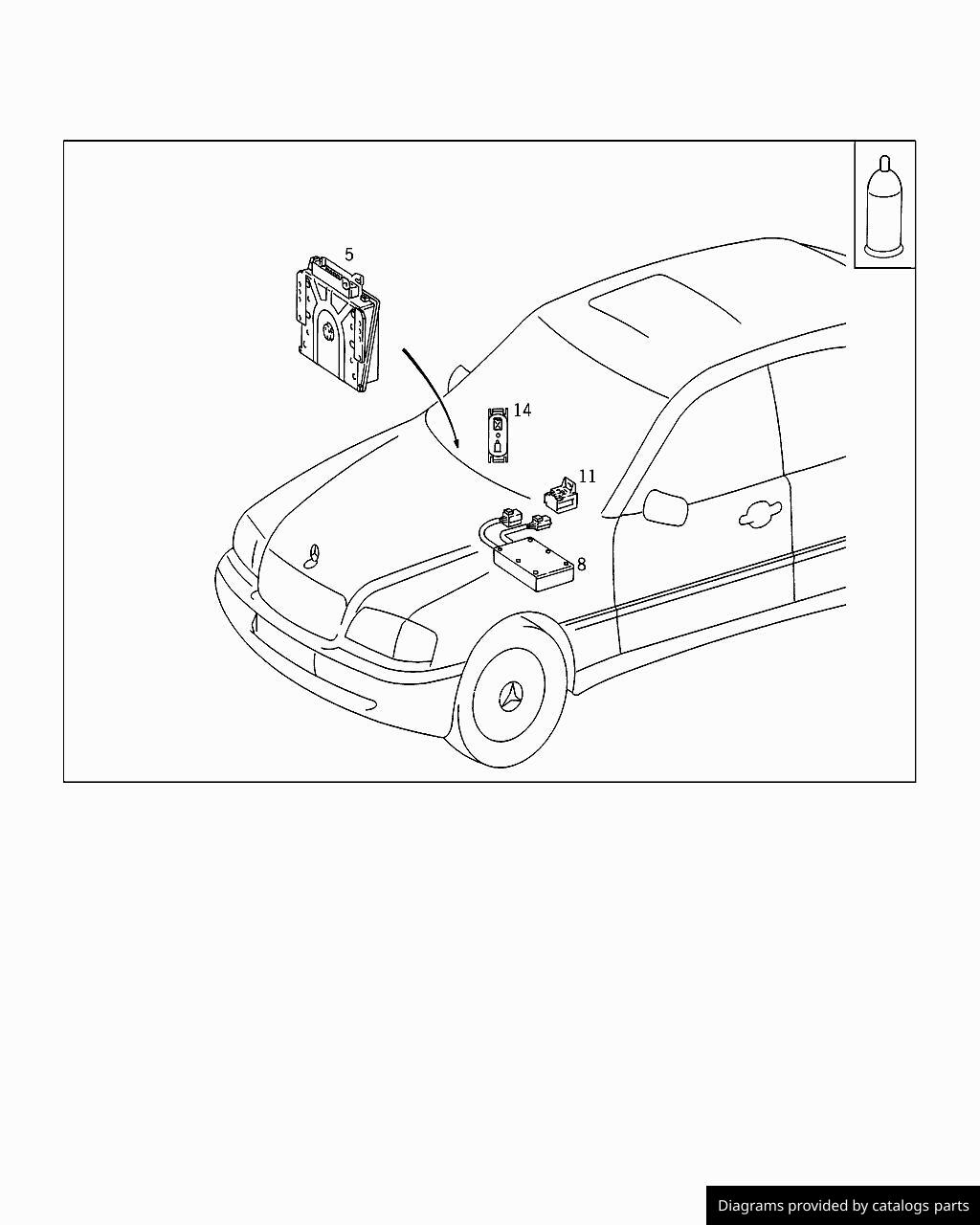 Car part diagram