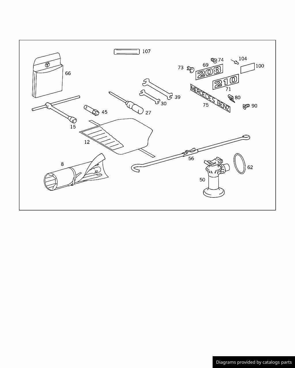 Car part diagram