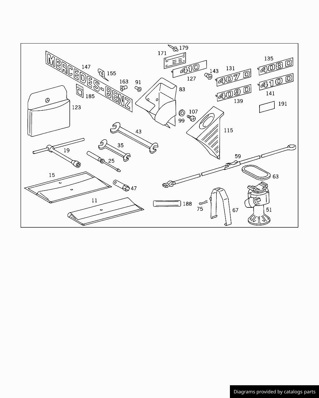 Car part diagram