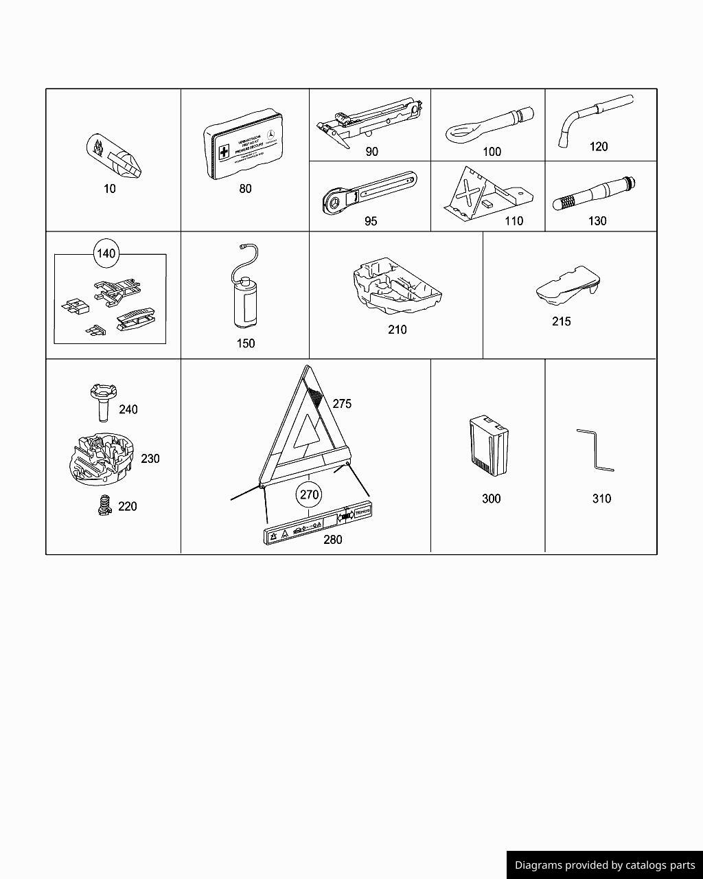 Car part diagram