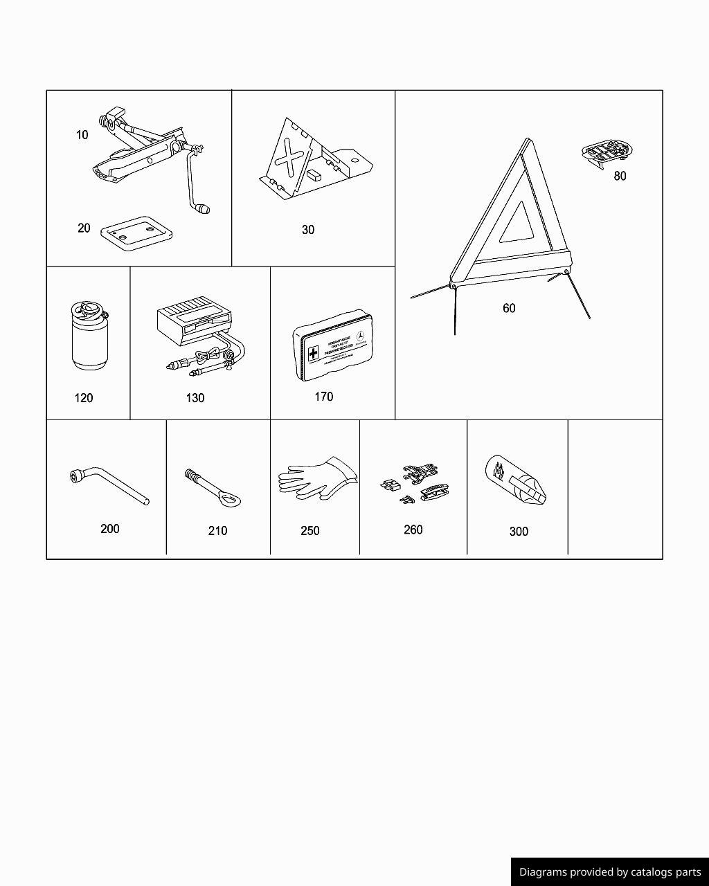 Car part diagram