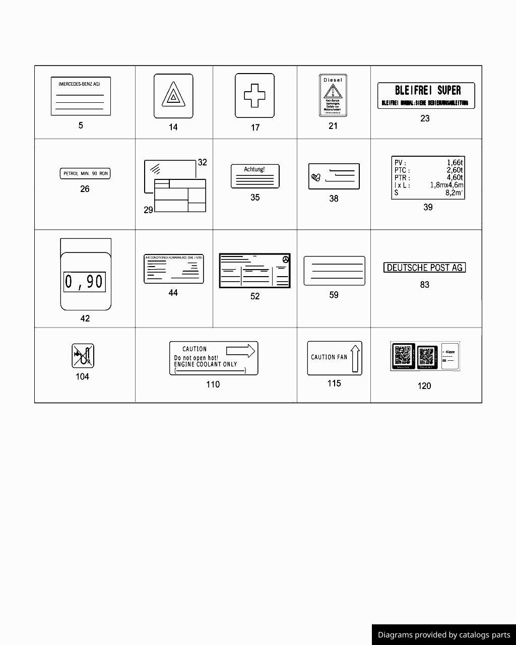 Car part diagram