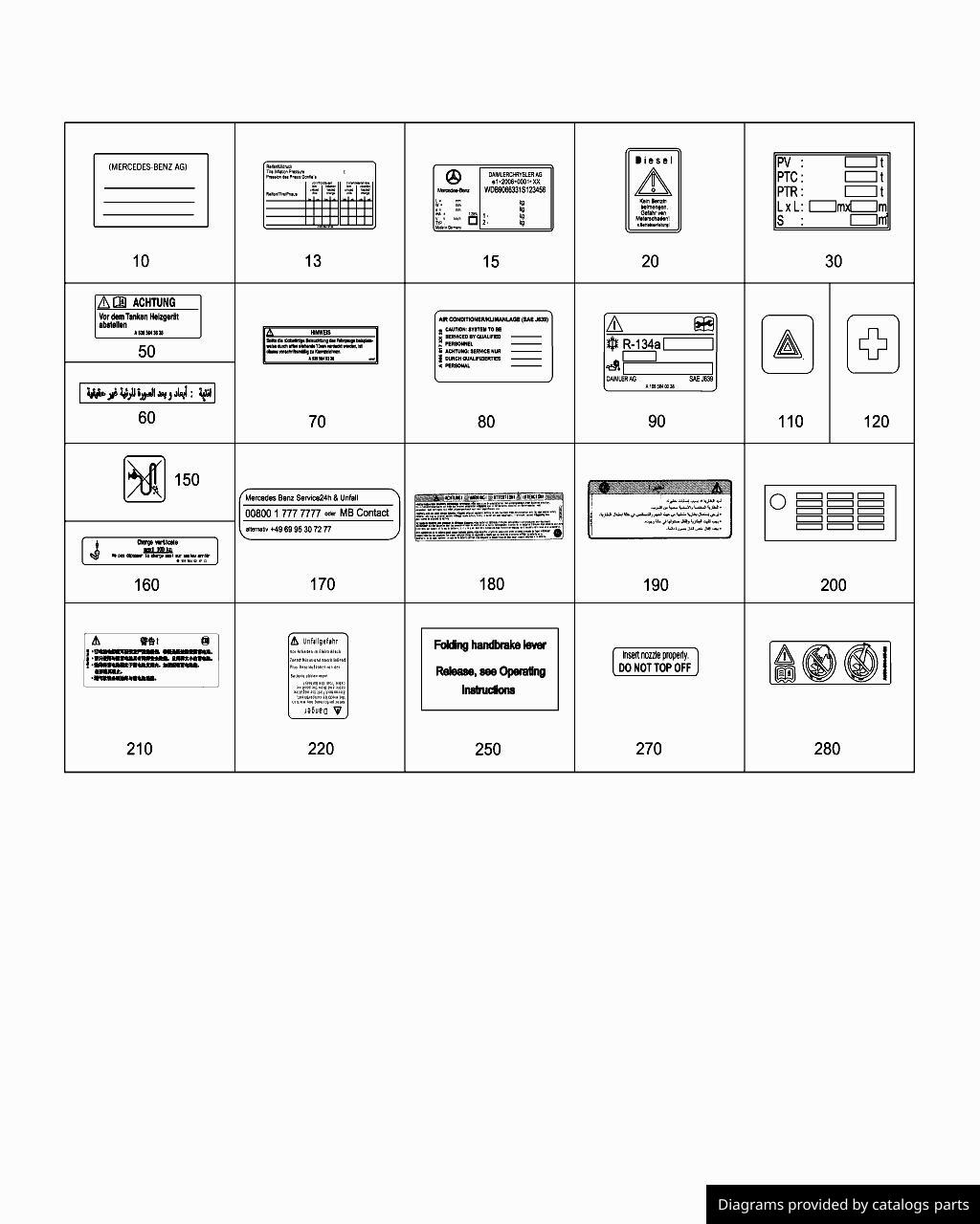 Car part diagram