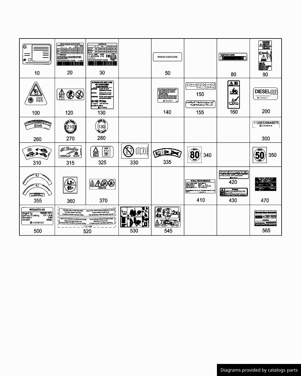 Car part diagram