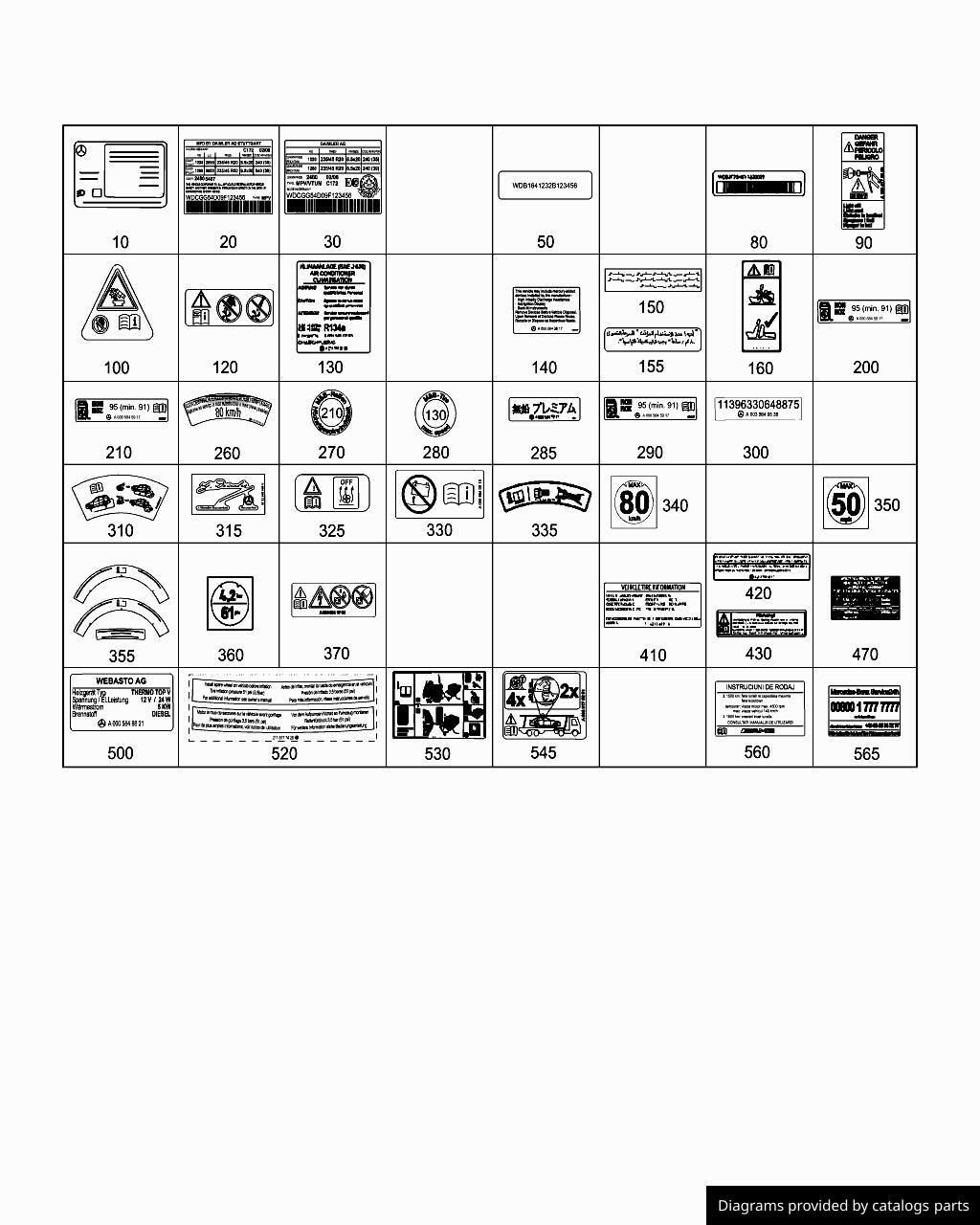Car part diagram
