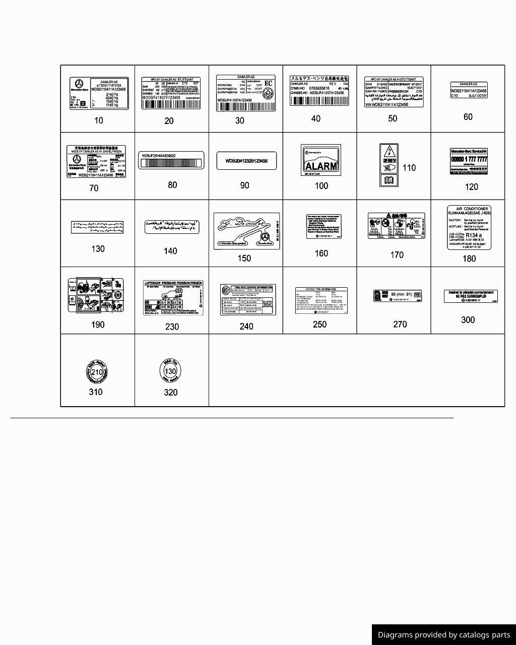 Car part diagram