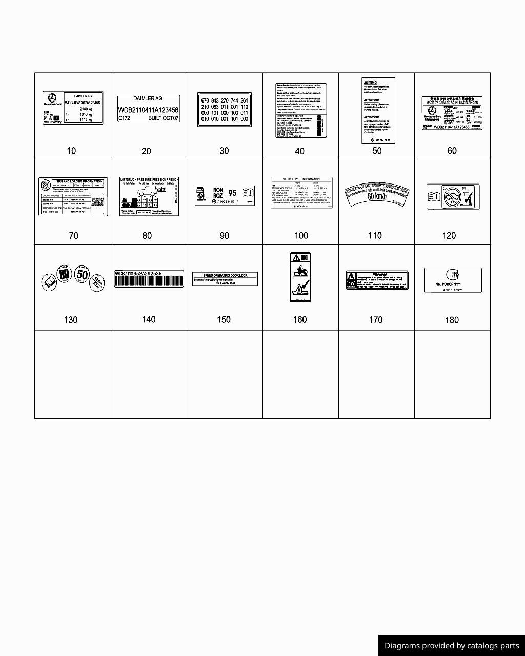 Car part diagram